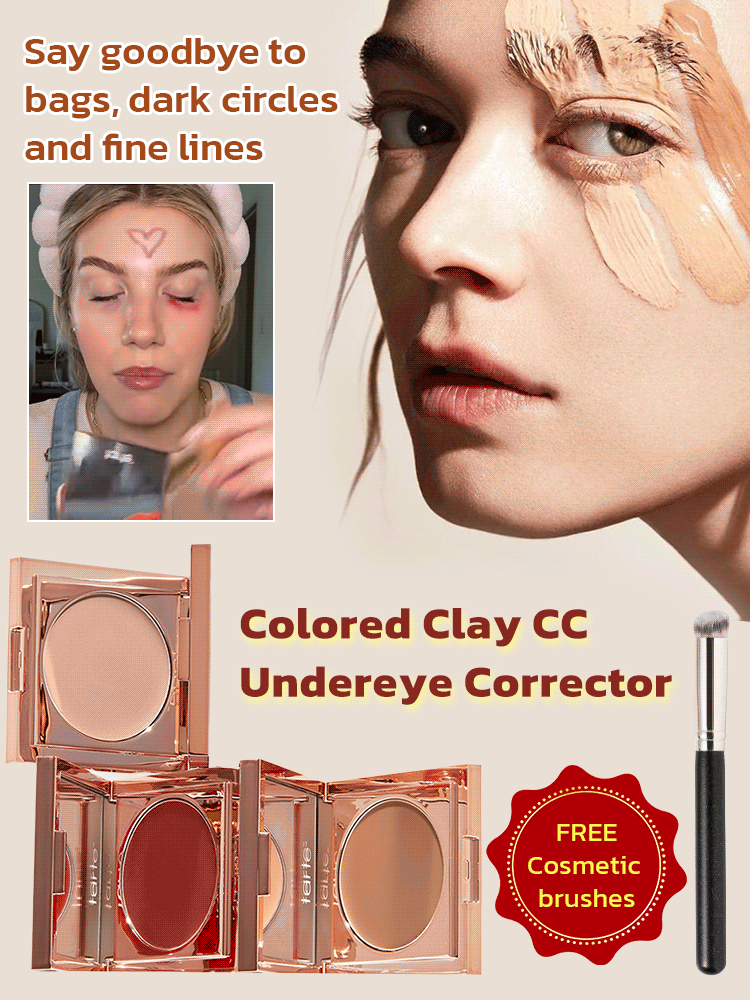 ✨More Than a Concealer: One Palette for Circles, Spots, and Scars.  Tinted under-eye concealer with a free makeup brush