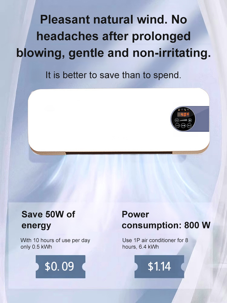 World's first air conditioner without an external unit【Climatiseur mural domestique chaud et froid】Uses only 1 kWh even when running for 24 hours