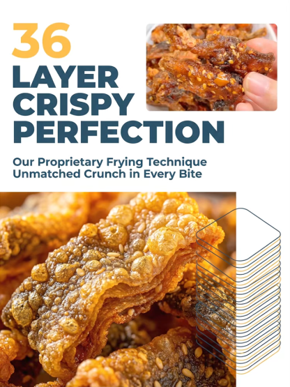 【Fresh and Crunchy】High-protein ready-to-eat deep-sea fish crisps ❤ Non-fried, low-calorie！