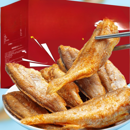 High-protein ready-to-eat deep-sea fish crisps