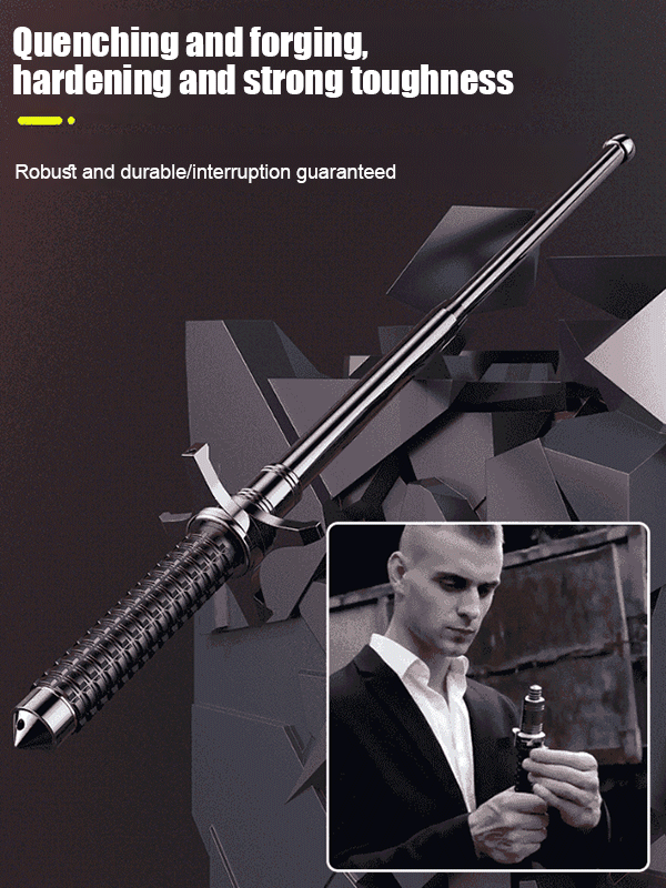 ⭐Multifunctional Alloy Steel Swing Stick⭐Telescopic Self-Locking Design⭐Emergency Window Breaker⭐Outdoor Trekking Pole⭐Robust Wear-Resistant Safety Tool