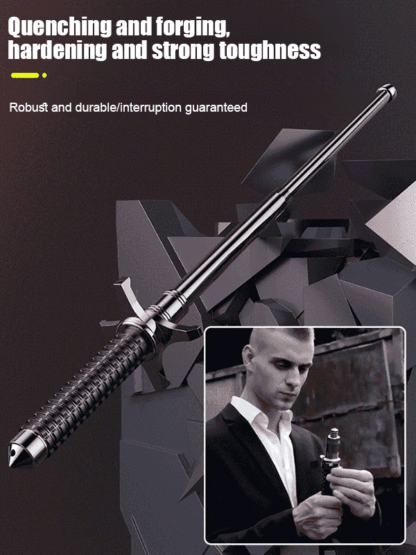 ⭐Multifunctional Alloy Steel Swing Stick⭐Telescopic Self-Locking Design⭐Emergency Window Breaker⭐Outdoor Trekking Pole⭐Robust Wear-Resistant Safety Tool