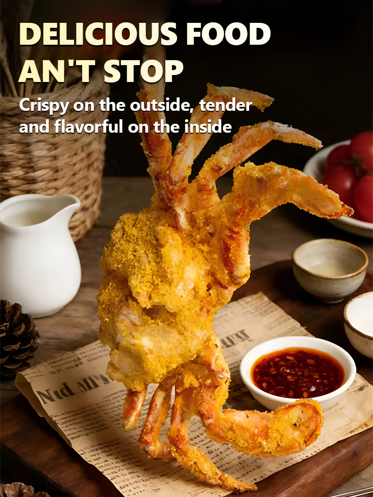 【Fully edible shell 】Better Than Potato Chips！🦀✨ Our Crispy Baby Crabs are packed with proteinand fried to golden perfection. The ultimate guilt-free snack.