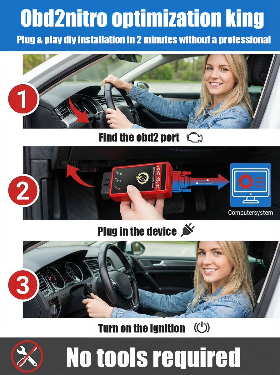 【OBD2 Nitro Optimizer Fuel Saver】Upgrade Your Car’s Fuel Efficiency in 3 Seconds. No Mechanics. No Tools.