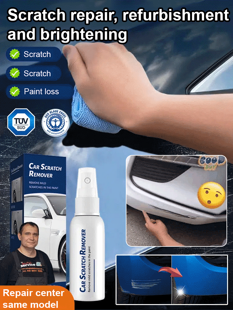 Car scratch nano-repair spray-Instant results in three seconds, making your 20-year-old car look as good as new.
