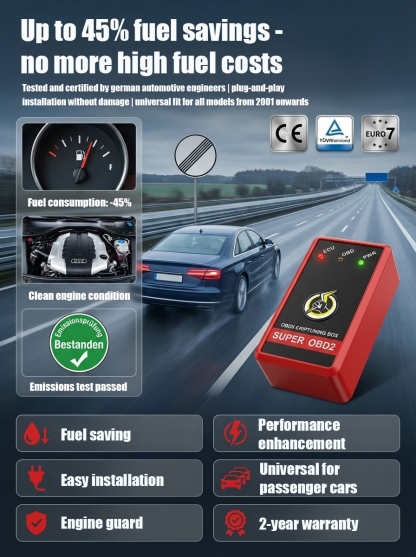 【OBD2 Nitro Optimizer Fuel Saver】Upgrade Your Car’s Fuel Efficiency in 3 Seconds. No Mechanics. No Tools.