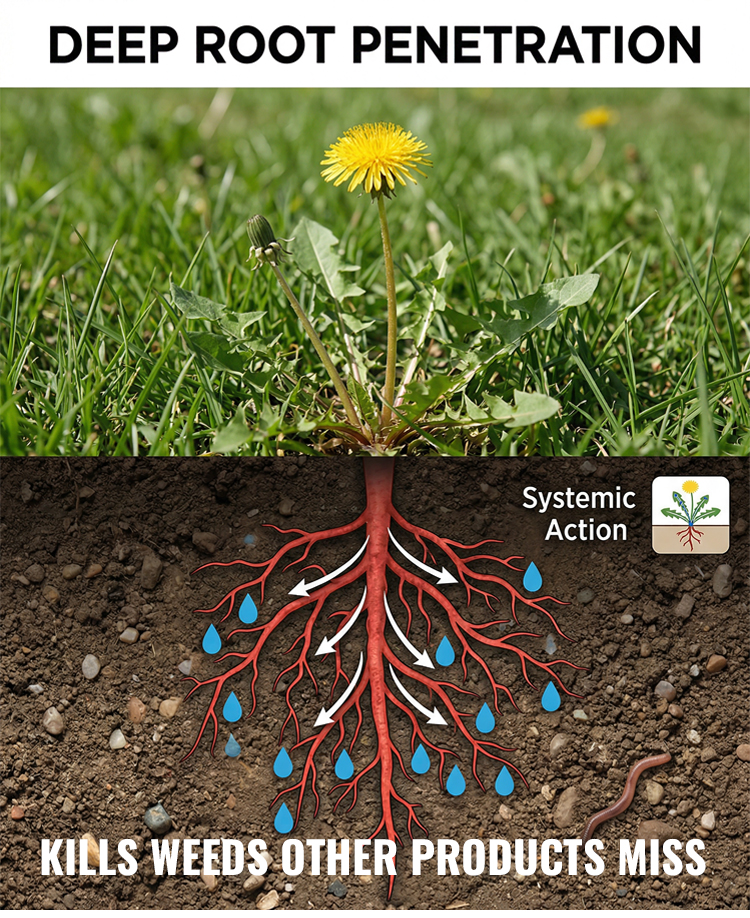 Glufosinate-Ammonium Herbicide for Orchard Weed Control