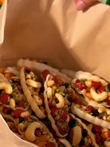 8 Premium Nut Boat Tart with Handmade Crispy Crust