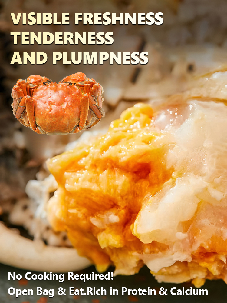 【Fully edible shell 】Better Than Potato Chips！🦀✨ Our Crispy Baby Crabs are packed with proteinand fried to golden perfection. The ultimate guilt-free snack.