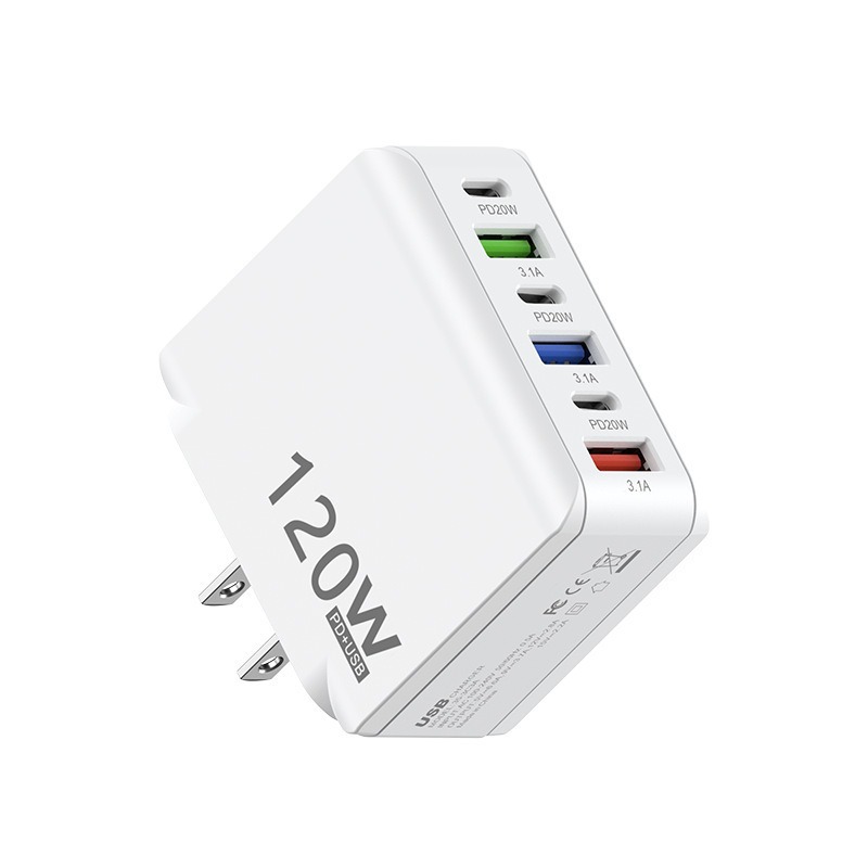 Six-port fast charging adapter for Extended Phone Battery Life