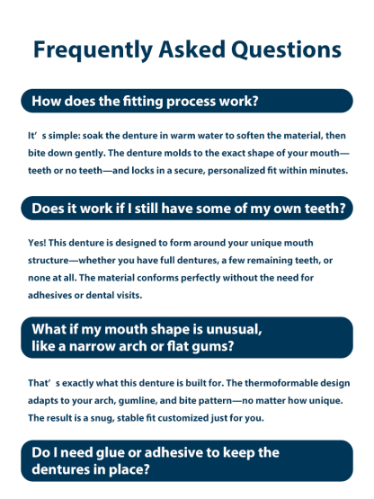 Naturally Fitted Full-Cover Cosmetic Dentures