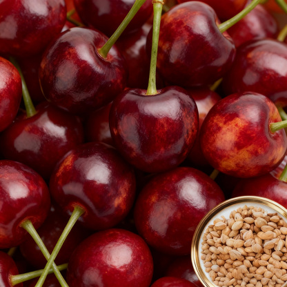 【High Germination Rate】Giant Chilean Ruby Cherry Seeds | Multi-Variety Home Orchard Mix 🍒🌱