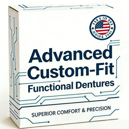 Naturally Fitted Full-Cover Cosmetic Dentures
