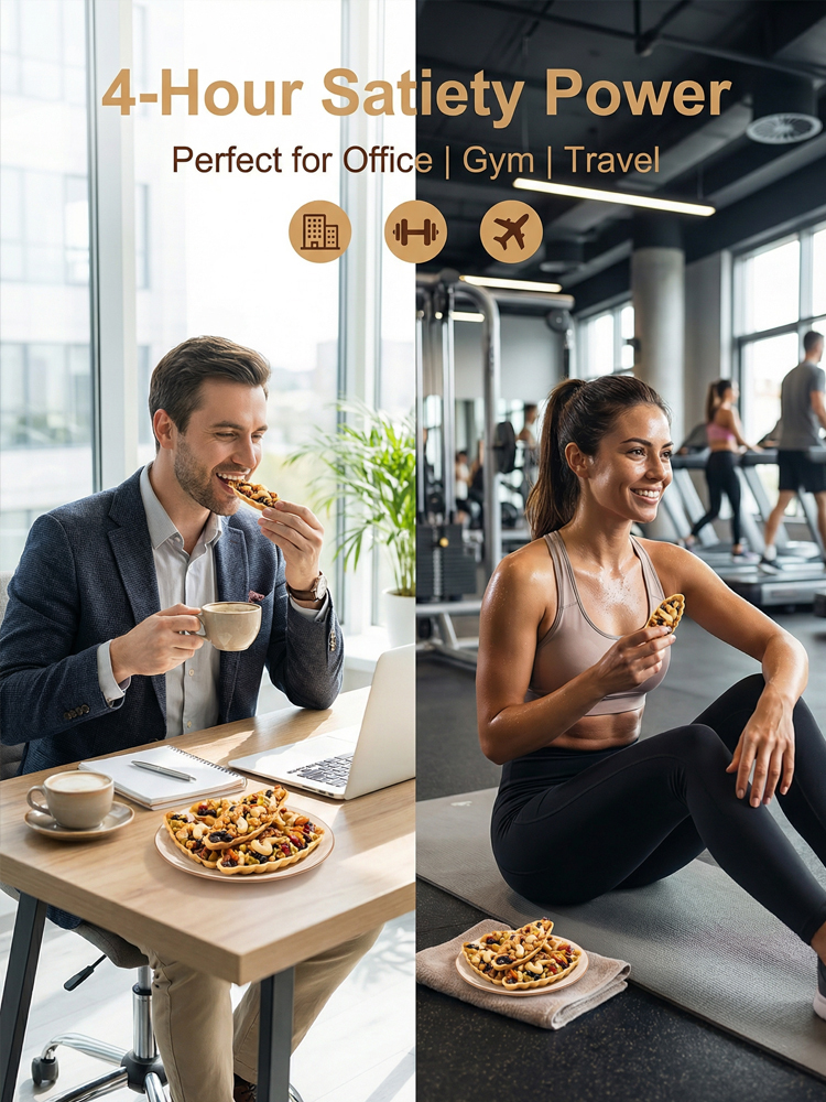 8 Premium Nut Boat Tart with Handmade Crispy Crust