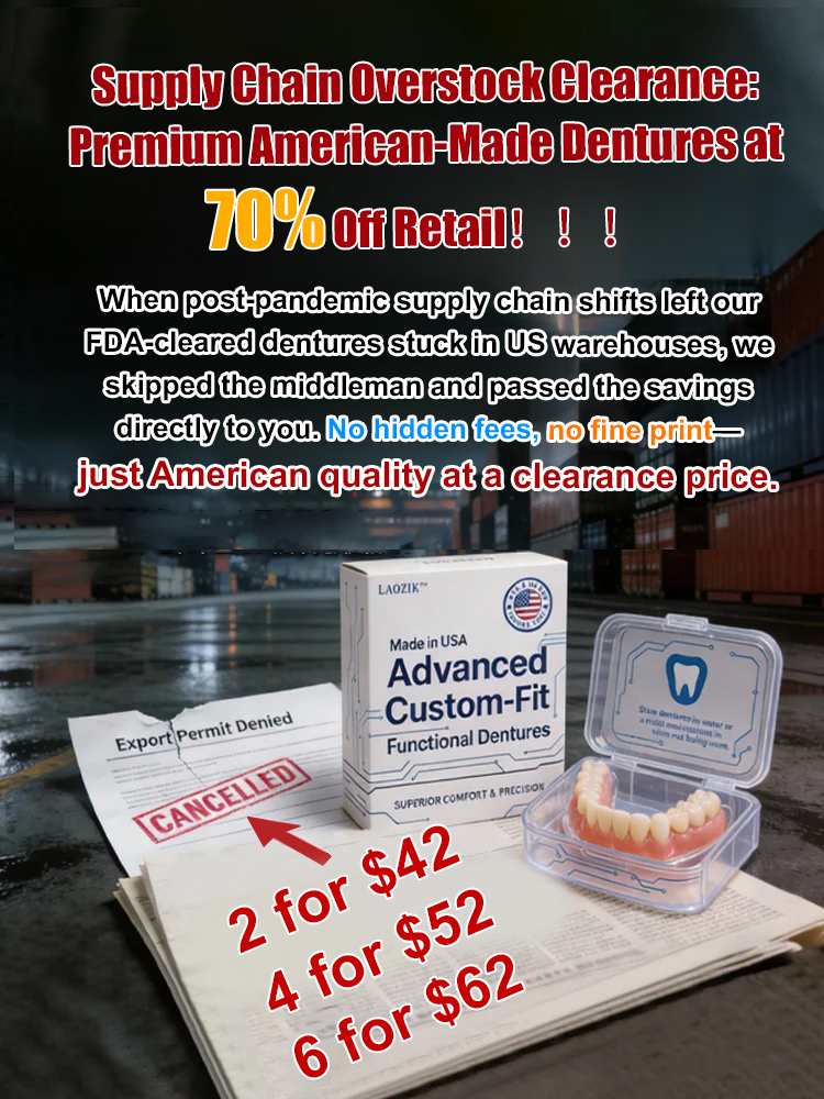 Naturally Fitted Full-Cover Cosmetic Dentures