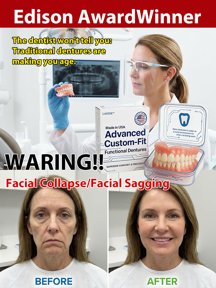 Naturally Fitted Full-Cover Cosmetic Dentures