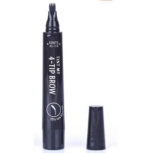 【MADIELI   4 Head Liquid Bionic Eyebrow Pencil】The secret is the 4-fork tip. One stroke, four realistic hairs. Build over 200 hair-like strokes effortlessly.