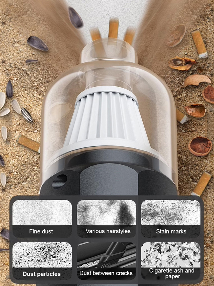 Four-in-one fully automatic vacuum cleaner【One Tool for Your Car & Home. 18000Pa Suction: Vacuum, Blower, Pump, Compressor & Power Bank. 】