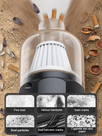 Four-in-one fully automatic vacuum cleaner【One Tool for Your Car & Home. 18000Pa Suction: Vacuum, Blower, Pump, Compressor & Power Bank. 】