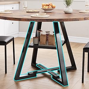 mesa de cocina redonda