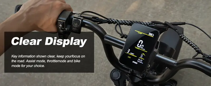 eléctrica, eléctrica de montaña adultos, eléctrica de 16 pulgadas con neumáticos gruesos, asiento más , de de 800 W, batería extraíble de 36 V/12.8 Ah, suspensión de horquilla delantera, 20 MPH, eléctrica de montaña de 35 , de y desplazamientos. detalles 3