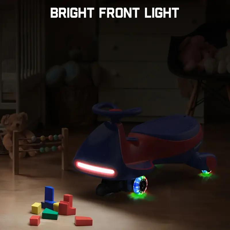 coche eléctrico   con pedal, juguete de 12 v para  , batería recargable,   antivuelco, ruedas intermitentes, coche oscilante para niños de 3 años en  ,  ,  , regalos de halloween y navidad detalles 5