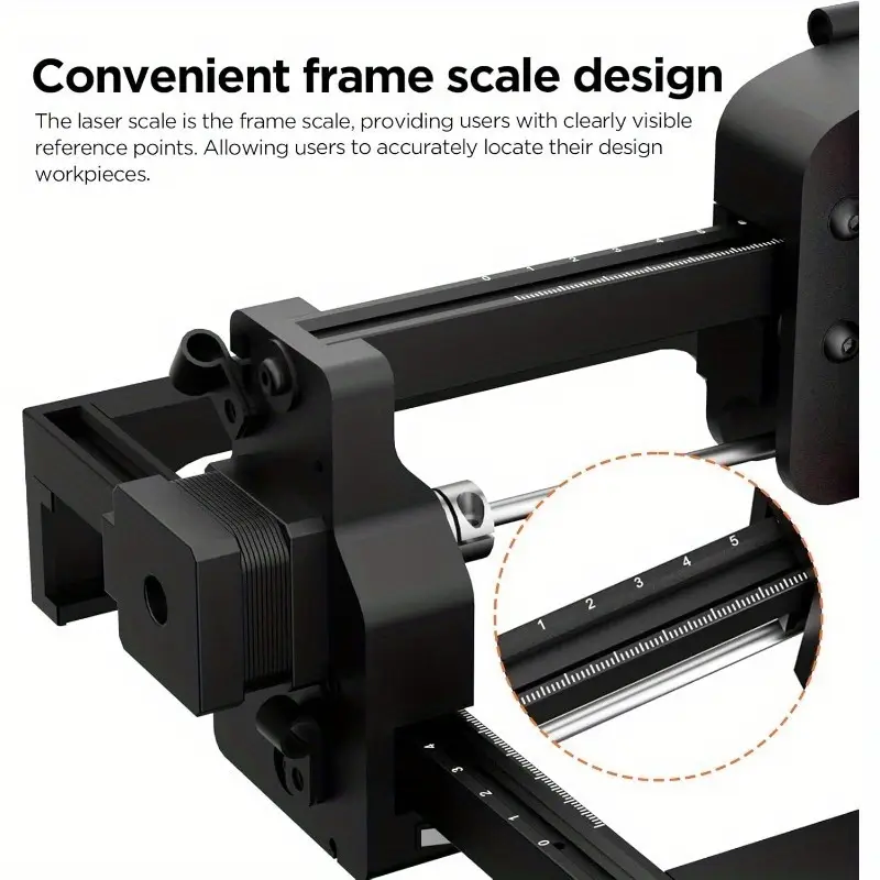 p1 s 迷你激光雕刻机 36w 电力 wifi 模块 app 雕刻 蓝色 cnc 金属雕刻机 工作区域 130*130mm 适合雕刻珠宝皮革玻璃陶瓷纸板限位开关雕刻切割工具 详情 6