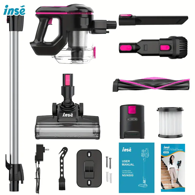 Aspiradora inalámbrica   N520, 6 en 1, potente y  , con batería de 2200 mAh detalles 4