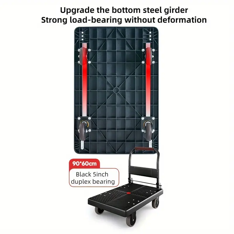 Camión de   Plegable   -  , Carrito Portátil con Capacidad de 8800lbs   Uso   y  ,     de   detalles 2