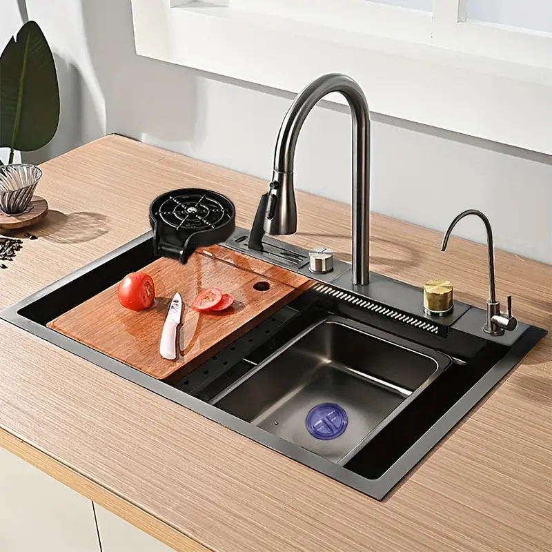 Fregadero     Inoxidable de Tama&ntilde;o     con Funci&oacute;n de   -   Multifuncional         y Restaurante, 26.7  .7,   Instalaci&oacute;n,         y Halloween detalles 1