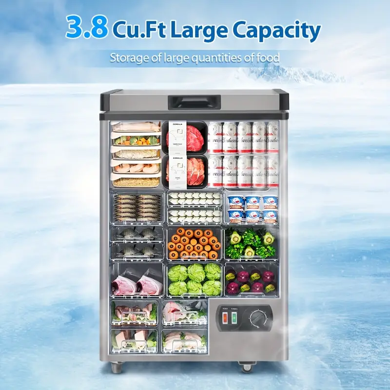 Congelador   pequeño, congeladores profundos con puerta   con   extraíble, 7   de   de   de energía, congelador     uso en  , cocina,  , dormitorio,  ,  ,   detalles 5