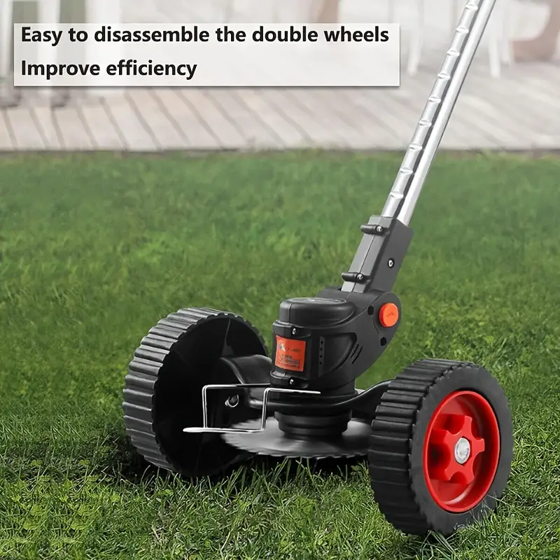 cordless electric   lawn eater edger yard grass string trimmer cutter mower details 8
