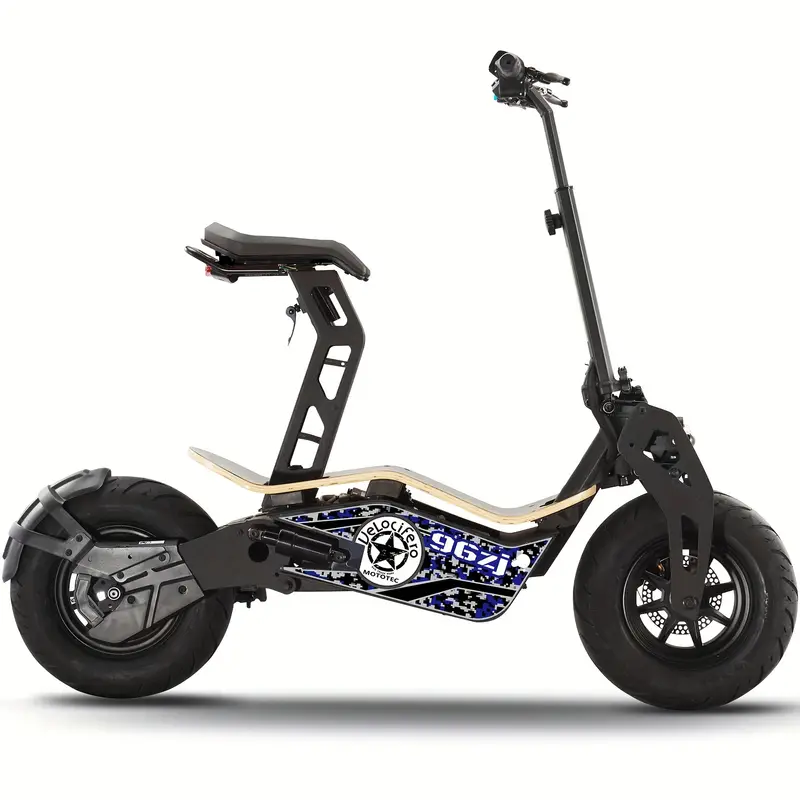 Di S&Iacute;, Patinete el&eacute;ctrico con asiento   adultos, Patinete el&eacute;ctrico de neum&aacute;ticos gruesos, Ciclomotor el&eacute;ctrico detalles 1