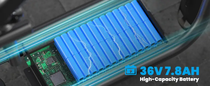 Scooter eléctrico de 550W con cesta para perros, alcance de 20 millas, velocidad de hasta 18.6 MPH, amplio espacio de almacenamiento para mascotas y carga detalles 8