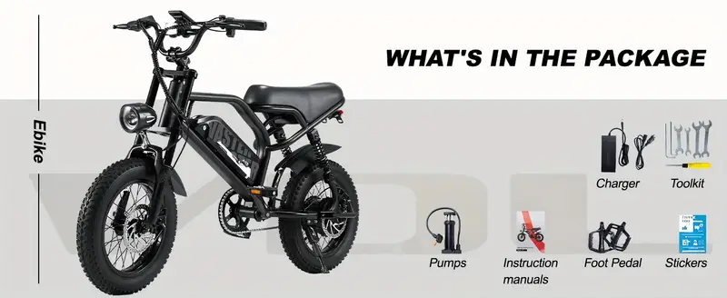 eléctrica, eléctrica de montaña adultos, eléctrica de 16 pulgadas con neumáticos gruesos, asiento más , de de 800 W, batería extraíble de 36 V/12.8 Ah, suspensión de horquilla delantera, 20 MPH, eléctrica de montaña de 35 , de y desplazamientos. detalles 8