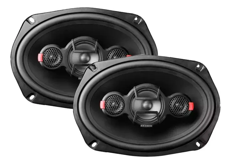 Par De Bocinas Para Automóvil Coaxiales DB Drive S69P Speed Series 6x9 Pulgadas 250 Watts RMS 600 Watts Máximo Impedancia 4 Ohms Color Negro
