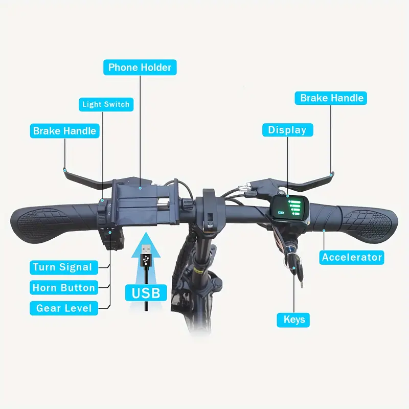  eléctrica plegable   adultos de  ,   20 mph y 30   de autonomía, neumáticos neumáticos de vacío de 14 pulgadas,     de aleación,   de   duales, súper amortiguadores, batería extraíble,   eléctrica       adultos. detalles 11