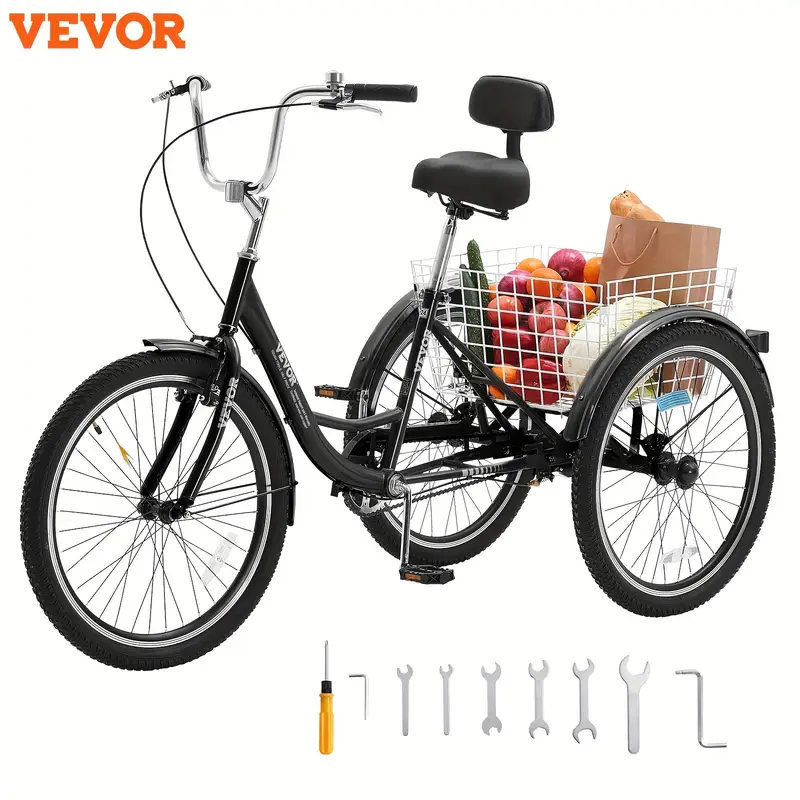   20 adult trike bicycle tricycles bike   wheel bike carbon steel details 1