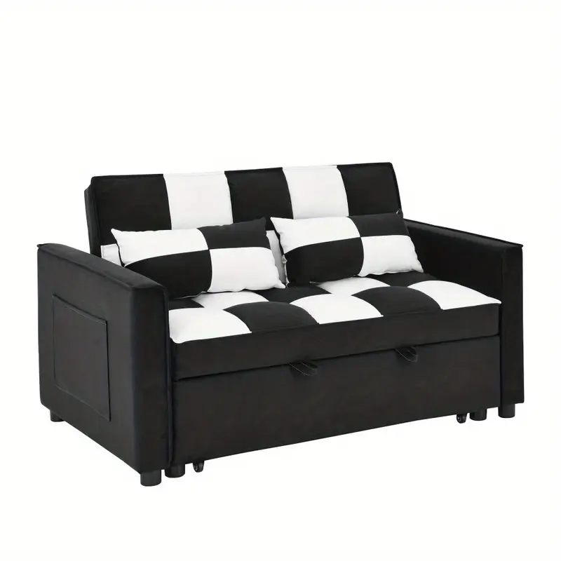 Sofá     de   con sofá   extraíble,   3 en 1   sofá   de  ,   y negro detalles 5