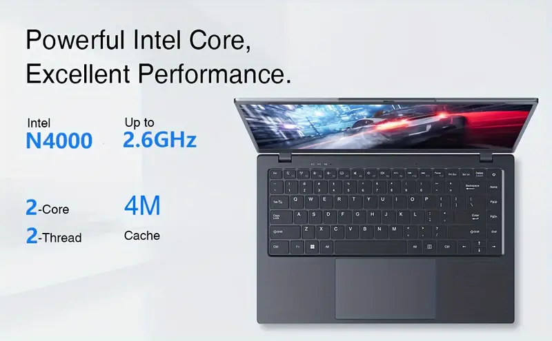 14 pulgadas Win 11 Laptops   N4000 2.6Ghz 8GB   256GB ROM Notbook Pc Computadora Portátil detalles 0