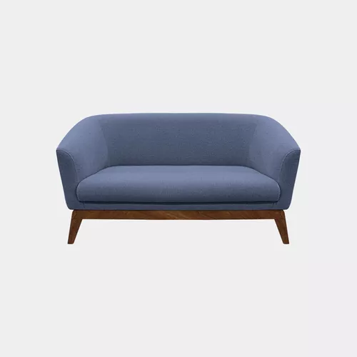 Sillón Para Sala Dos Plazas Alicia Tela Magic Inlab Muebles