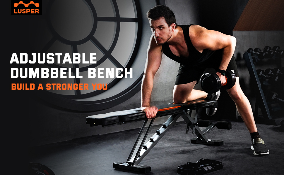 Banco de pesas ajustable