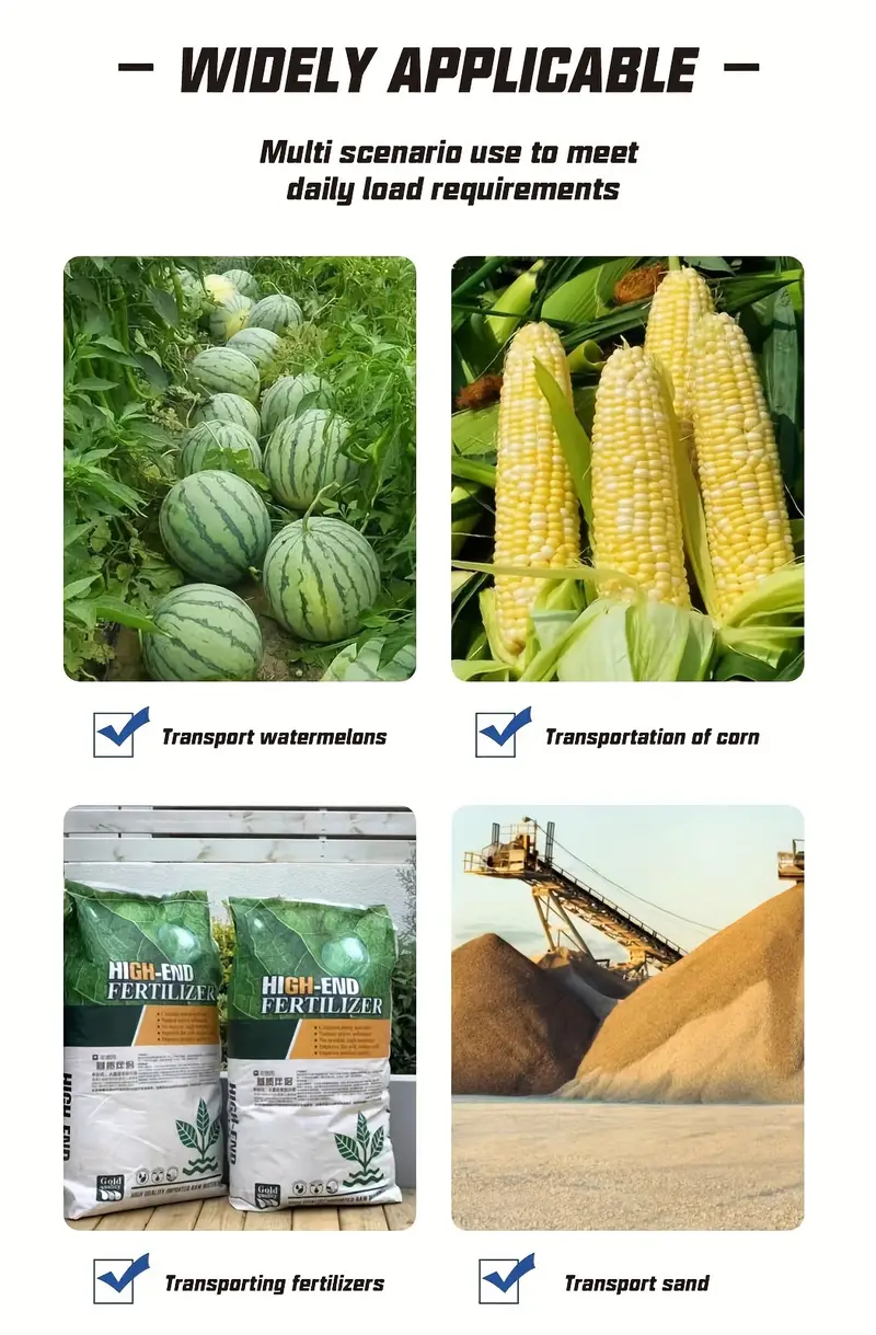   eléctrico,   de carga, capacidad de carga 500 kg-750 kg, tamaño: 116*44.1*52.4 pulgadas, para satisfacer una variedad de necesidades de carga. detalles 6