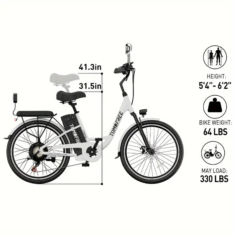   eléctrica      ,   eléctrica de 500 W   adultos, 20 MPH 50   de  , batería extraíble de   20 Ah,   eléctrica plegable de 7 velocidades,   de   duales,     de 330  , neumático   de 24 ,   eléctrica   de       detalles 0