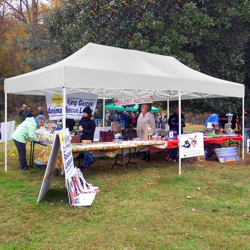     20 Carpa de fiesta de   instant&aacute;neo comercial de servicio   Gazebo   con bolsa de rodillo y bolsas de   detalles 7