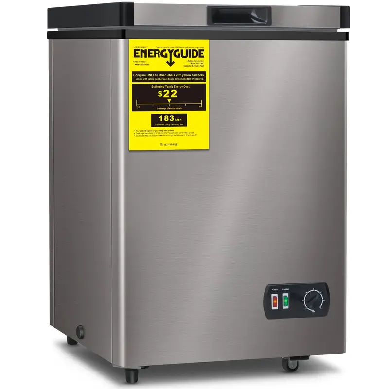 Congelador   pequeño, congeladores profundos con puerta   con   extraíble, 7   de   de   de energía, congelador     uso en  , cocina,  , dormitorio,  ,  ,   detalles 1