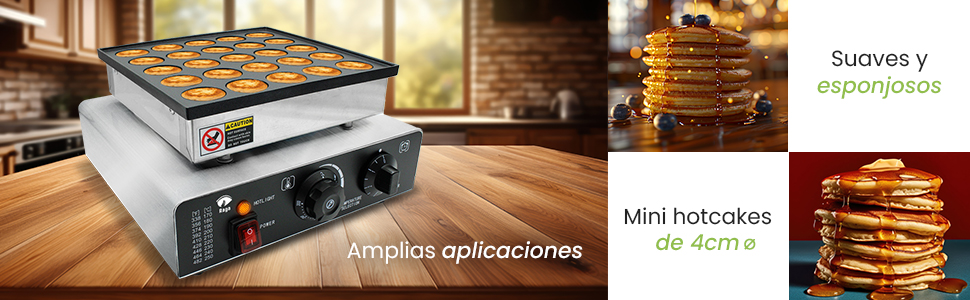 Maquina Industrial de hotcakes, Panqueques, Electrodomestico, Negocios, Profesional, Raganet, cocina
