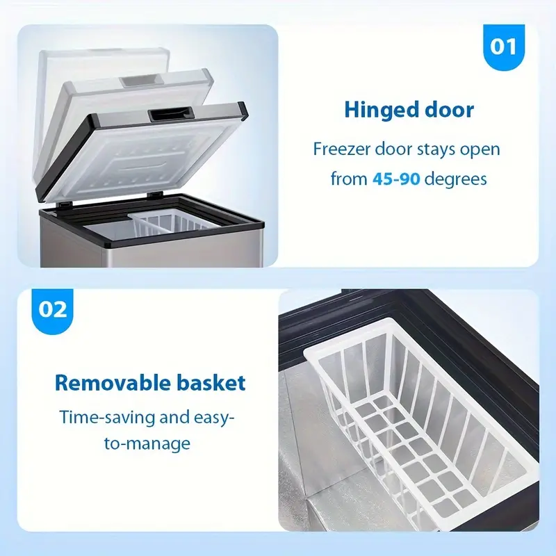 Congelador   pequeño, congeladores profundos con puerta   con   extraíble, 7   de   de   de energía, congelador     uso en  , cocina,  , dormitorio,  ,  ,   detalles 4