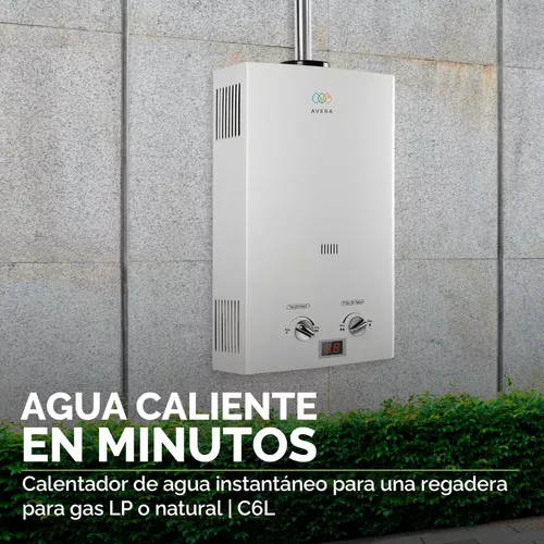 Avera Calentadores de agua C6L A gas Blanco GLP