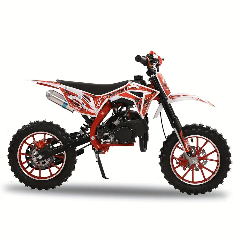 motocross 49cc para jóvenes, moto de     a  , mini motos con   de disco delantero y trasero, velocidad   de 20 mph, regalo de  , ideal para montañas, parques y   detalles 8